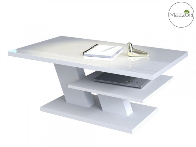 CLIFF law Diivanilaud,valge läige/valge matt