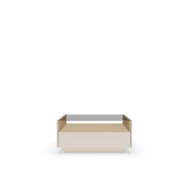 HARD F Coffee table,Beige/Cremona Oak