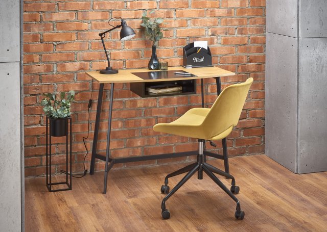 V-CH-B/41 Desk (golden oak/black)