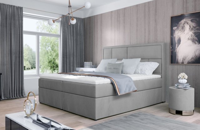 SKU-Mer Continental Bed With Container,180x200cm