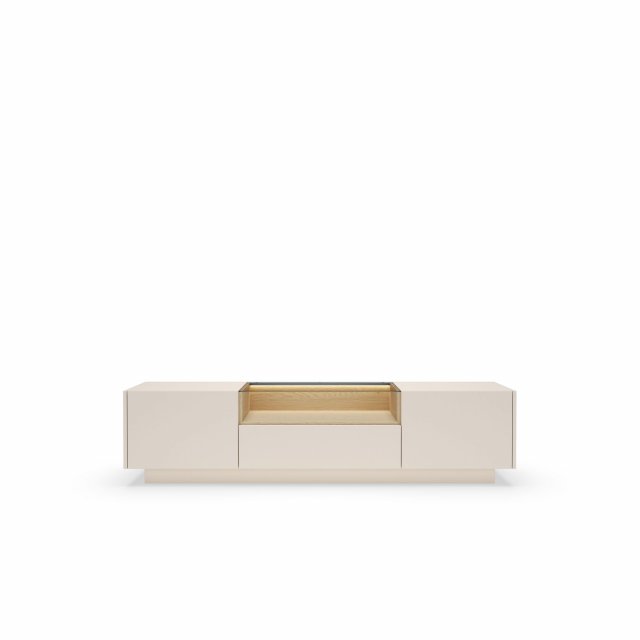HARD E TV cabinet,Beige/Cremona Oak