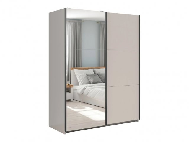 Version- Tetrix SZF/153/M Schwebetürenschrank mit Spiegel