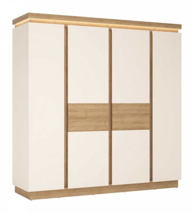 Lyon typ LYOS03 4D Light Kleiderschrank