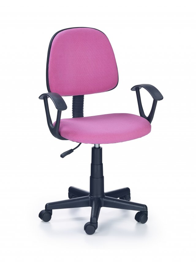DARIAN-BIS Biroja krēsls Rozā