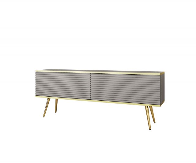 ORO- MDF RTV-135+Legs TV-Bank Grau