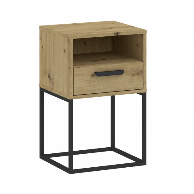NEW-Trend 5 Bedside,artisan oak