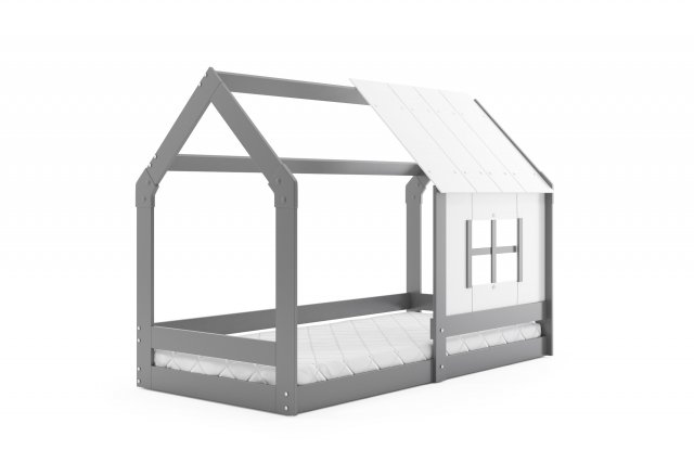 HOUSE- WITH A WINDOW Lastevoodi 160x80,grafiit