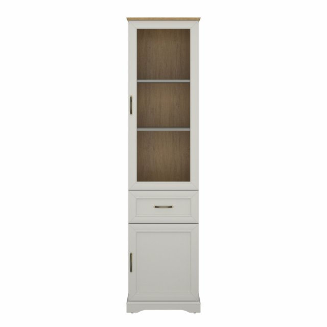 Soretto WIT1D1W1S Glass-fronted cabinet