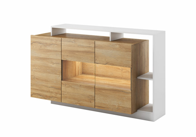 ALWA/ Chest Oak grande/white mat