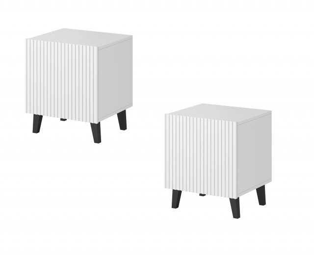 Pafos SZN Bedside 2pcs. White