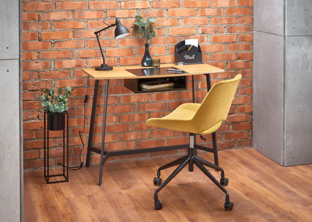 V-CH-B/41 Kirjutuslaud (golden oak/black)