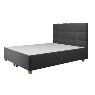 ITALIA 140x200 Bed with box (grey fabric Kronos 22)