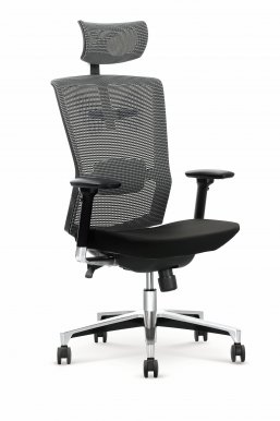 AMBASADOR Офисное кресло Чёрный/серый