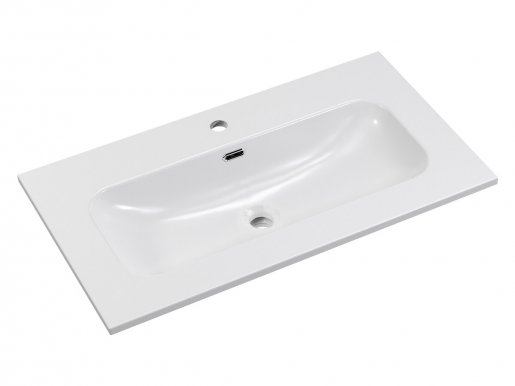 UM- FLY WHITE GLOSS UM 80-46 DP (E-8073-80) Раковина 80cm