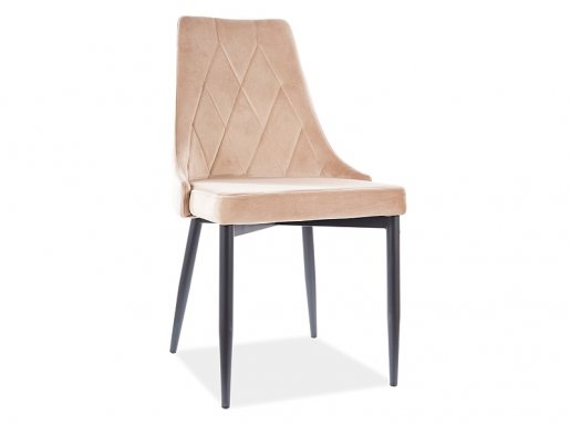 Trix- B Chair Black frame/Velvet