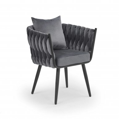 AVATAR 2 Armchair (Grey velvet/black)