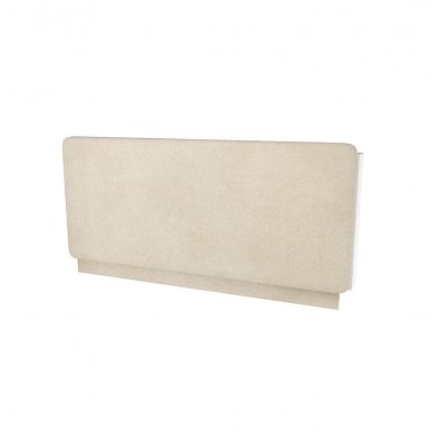 CP- 12 Upholstered headrest 140 for CP-01 (Beige boucle with grey shelf)