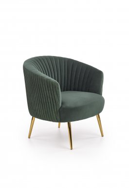 CROWN Armchair (green/gold)