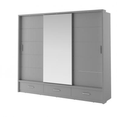 ArtiAR -01P Sliding door wardrobe with lighting and mirror 250cm
