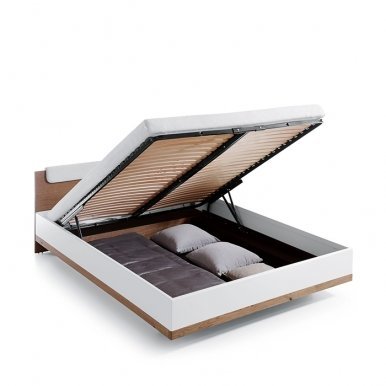Como CM 160x200 Slatted bed base with lift mechanism with storage box TARANKO