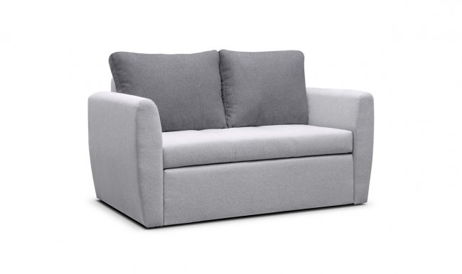Bela 2 Sofa-bed (Light grey fabric MILO 14+MILO 18)