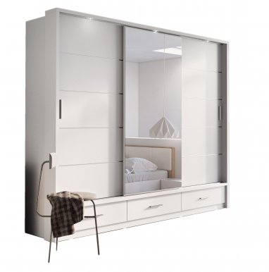 ArtiAR -01P Sliding door wardrobe with lighting 250cm 