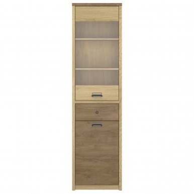 Denzel WIT1D1W1S Glass-fronted cabinet