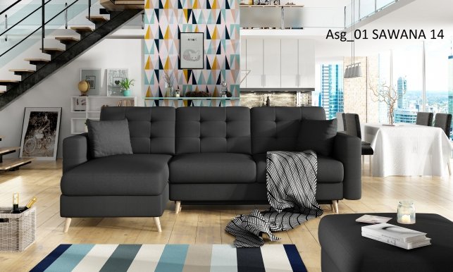 ASG -00 UNIVERSAL Corner sofa left