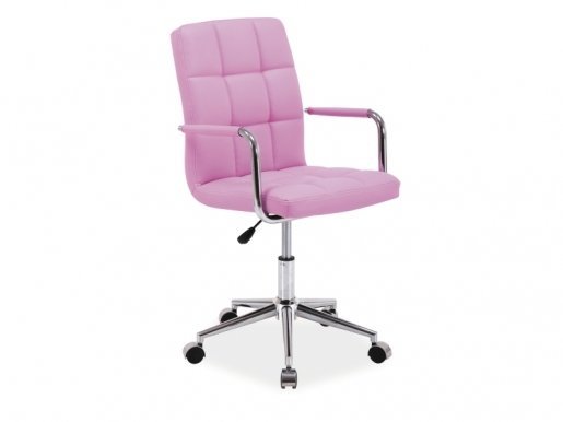 Biroja krēsls Q-022R Rozā 