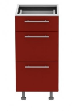 Standard D3SMetabox 40 cm Akrila glancēts Grīdas skapītis