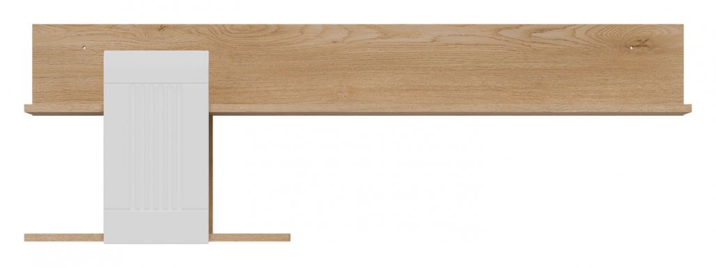 MILTON-ML 10 L/R Подвесная полка,Cremona torro oak/white matt