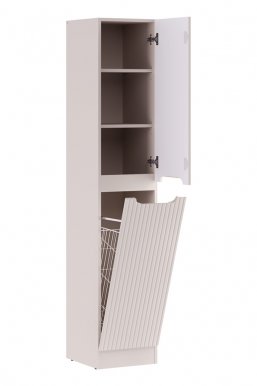 Nova-Cashmere 80-35-1D1DK Hапольный шкафчик для ванной комнаты с корзиной