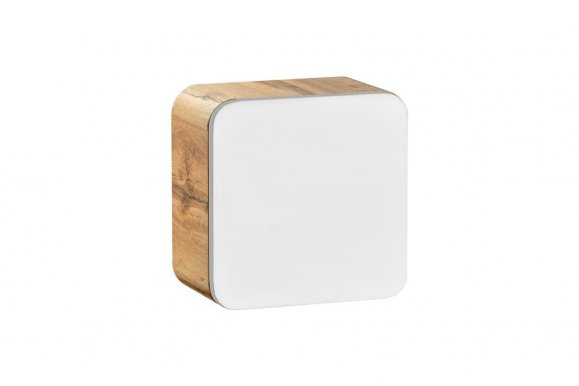 Abura White/Oak Craft 831 Маленький верхний настенный шкафчик для ванной комнаты