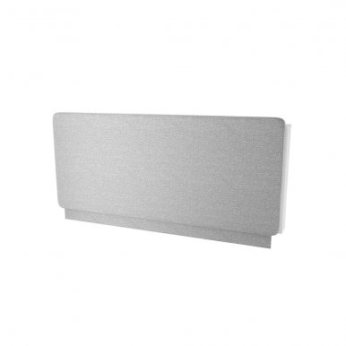 CP- 12 Upholstered headrest 140 for CP-01 (Grey with grey shelf)