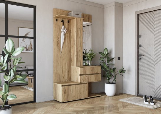 BAFRA Garderobe,Goldene Eiche