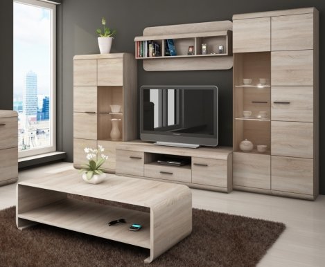 Laslink  A+B+C+D Wohnwand