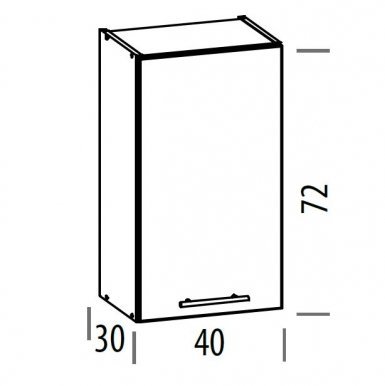 TIFANY T3/G40 L/P Hängeschrank