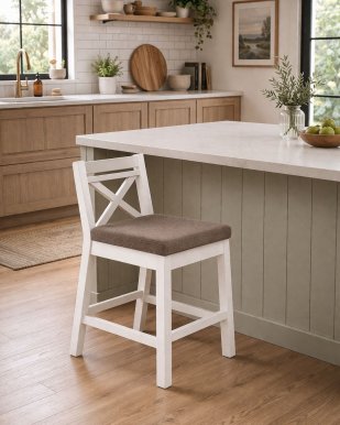 15063,LOW Bar stool White Inari 23