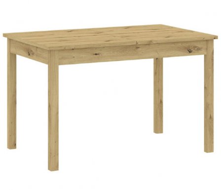 INTER W120-160/H77/D80 cm Стол обеденный раздвижной,дуб artisan