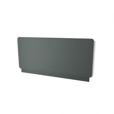 CP- 12 Upholstered headrest 140 for CP-01 (Graphite with white shelf)
