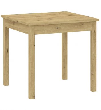 INTER W80/H77/D80 cm Стол обеденный,дуб artisan