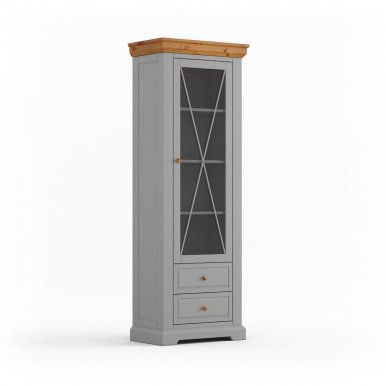 Marone Elite Grey/oak PLMEL01/S Vitriinkapp