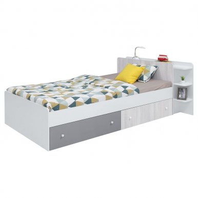 COMOSystem 13 L/R 120x200 Voodi pesukastiga
