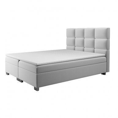 CANADA Box Springs 180x200 Bed with box (light grey fabric Alfa 17)