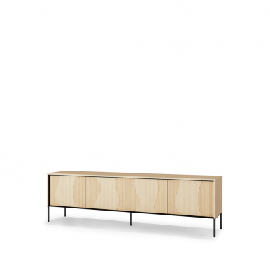 Flow FW-05 TV-Schrank mit Beleuchtung,Vicenza Eiche/schwarz