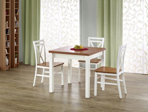 GRACJAN Extension table alder/white