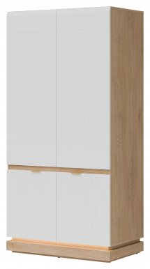 MILTON-ML 08 Шкаф,Cremona torro oak/white matt