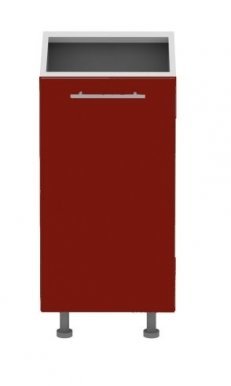 Standard D1D40 L/P 40 cm Gloss acrylic Base cabinet