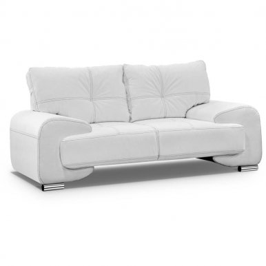 OM-GA II II Sofa 2-SITZER (weiß Kunstleder D 511)