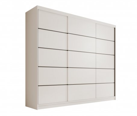SW-AND-250 cm -WW Sliding wardrobe,White matt